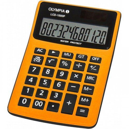 Olympia LCD1000P Calculator, Orange