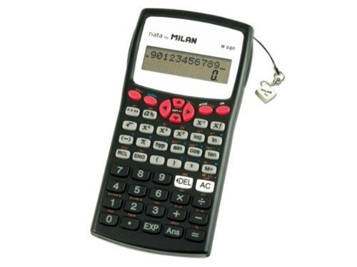 Milan Scientific Calculator, 240 Functions, Red