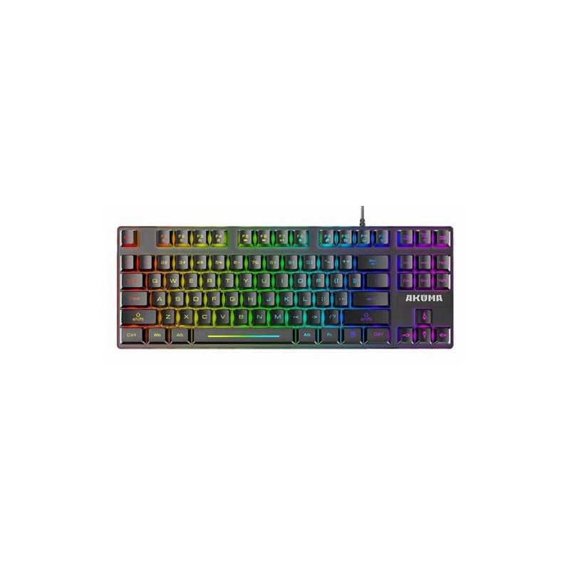 Muvit Akuma Shonen T02 TKL Gaming Keyboard (AZERTY, Black)