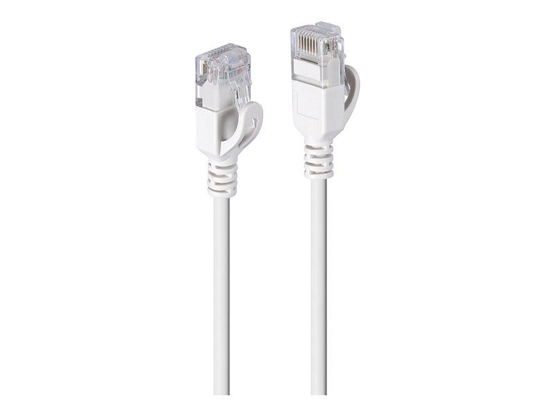Lindy RJ-45 to RJ-45 Cable - 5m - 3.6mm - UTP - CAT 6a - Halogen-free, Hook-free, Molded, Ultra Thin - Grey