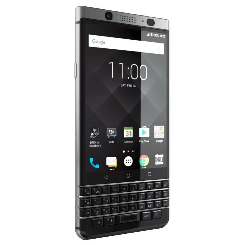 BlackBerry KEYone - 4.5" Android Smartphone, 3GB RAM, 32GB Storage, 3205mAh Battery, Black and Silver