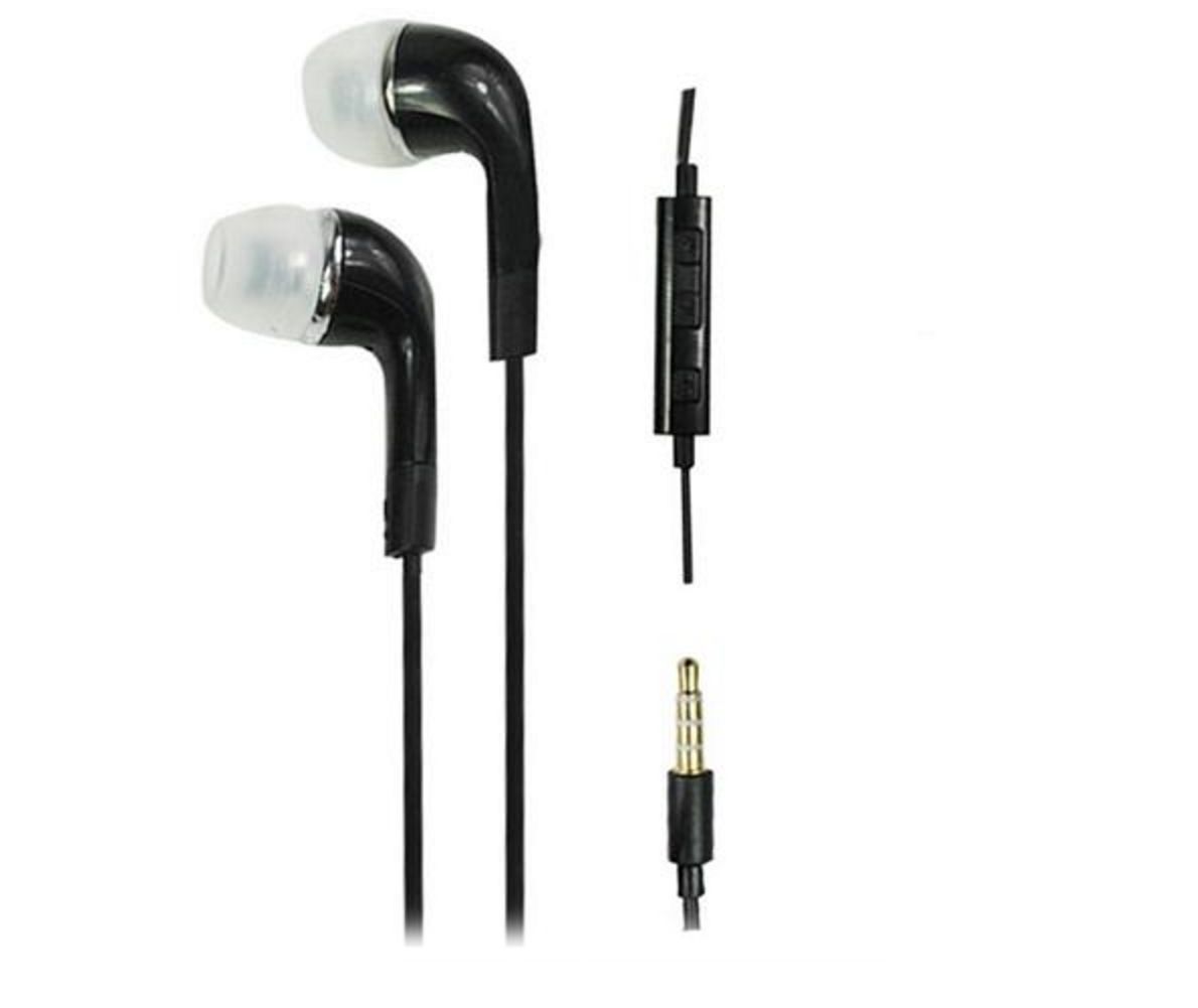 Samsung Galaxy S4/S3/S5 & Note 2 Stereo Earphones - Black