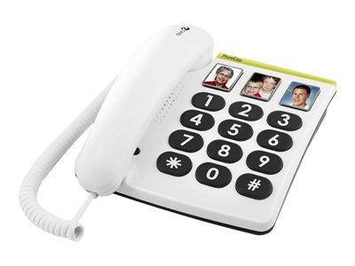 Doro PhoneEasy 331ph Landline Phone - Grey, White