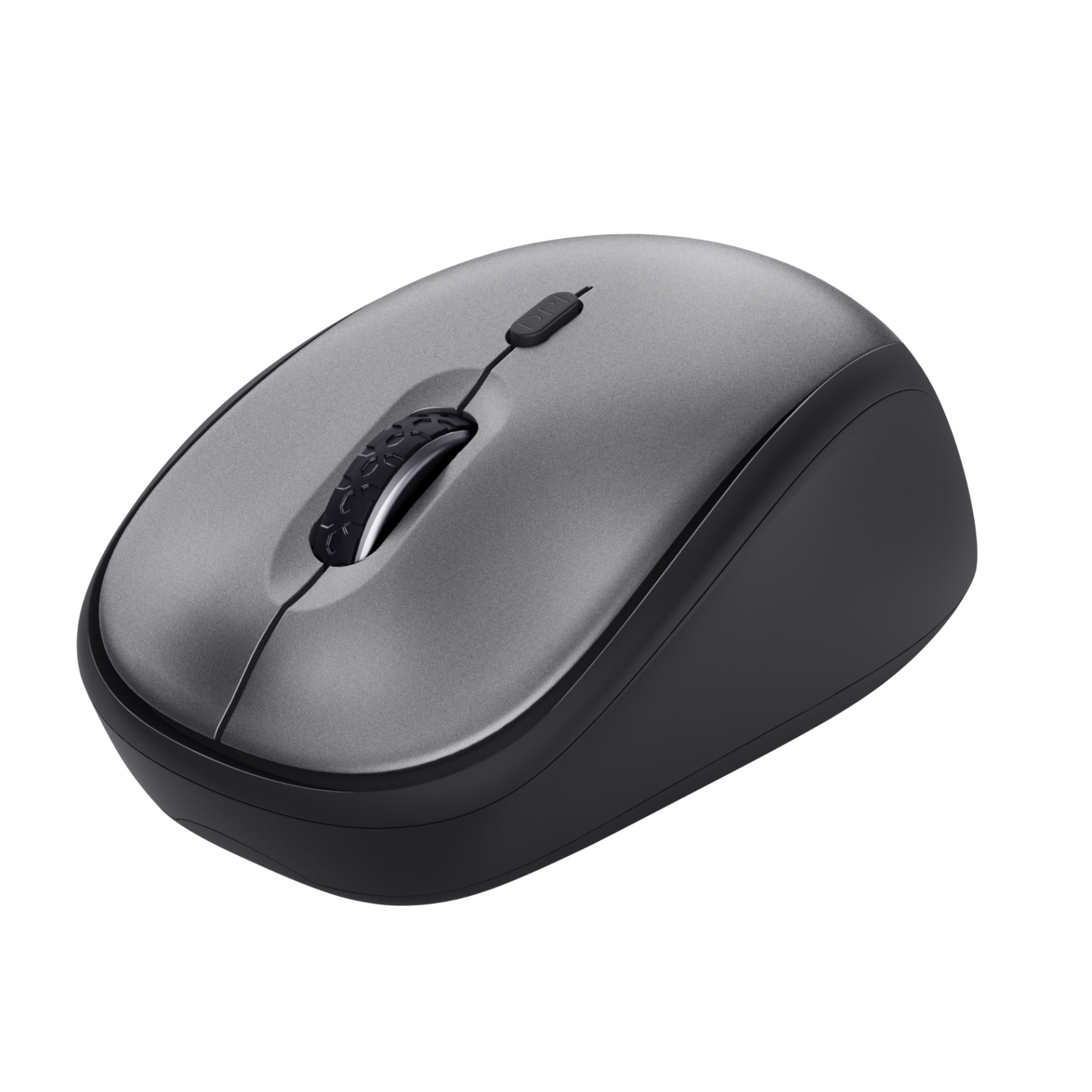 Trust Yuki Silent Wireless Compact Mouse with Ambidextrous Design, 1600 DPI, USB Receiver, Laptop and PC Compatible