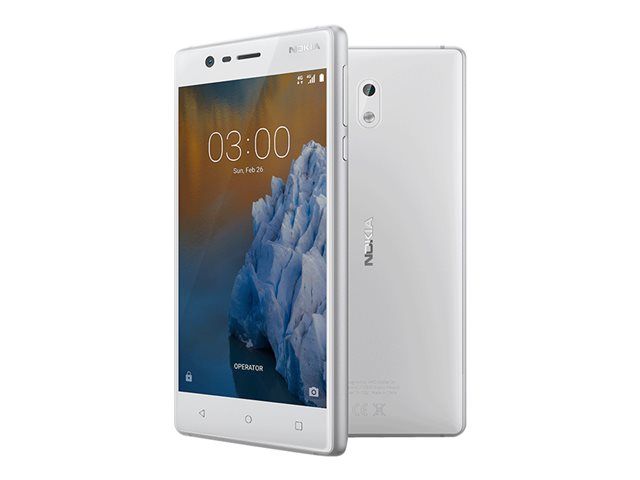 Nokia 3 16GB Dual SIM - White Silver