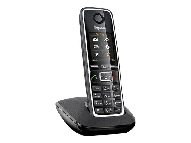 Téléphone sans fil Gigaset C530 - Affichage de l'identité appelant - DECTGAP - Noir