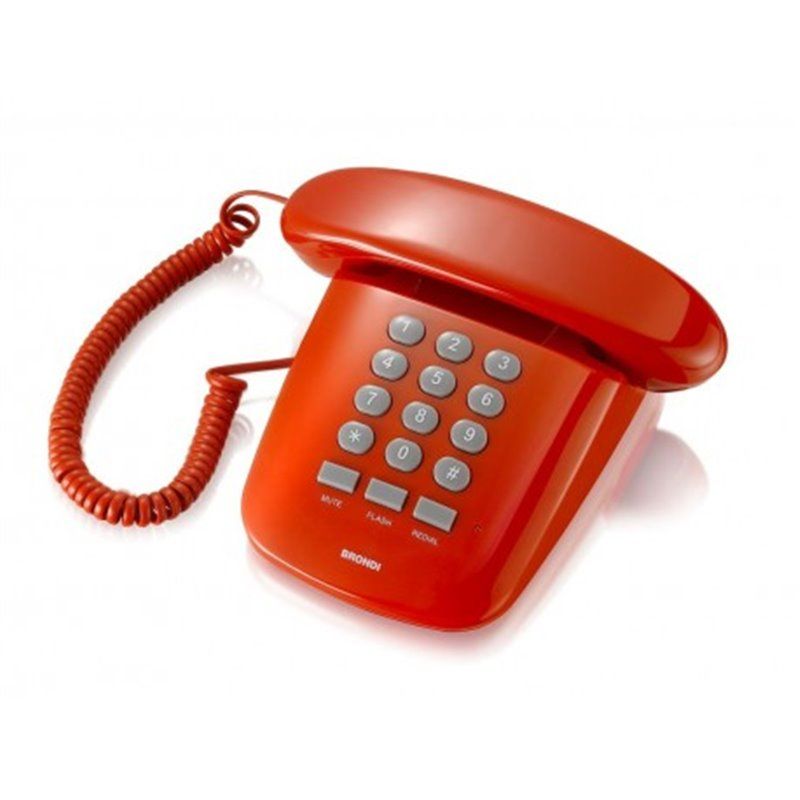 Brondi Sirio Analog Phone, Red