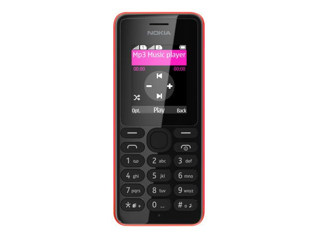 Nokia 108 Dual SIM Phone, Red