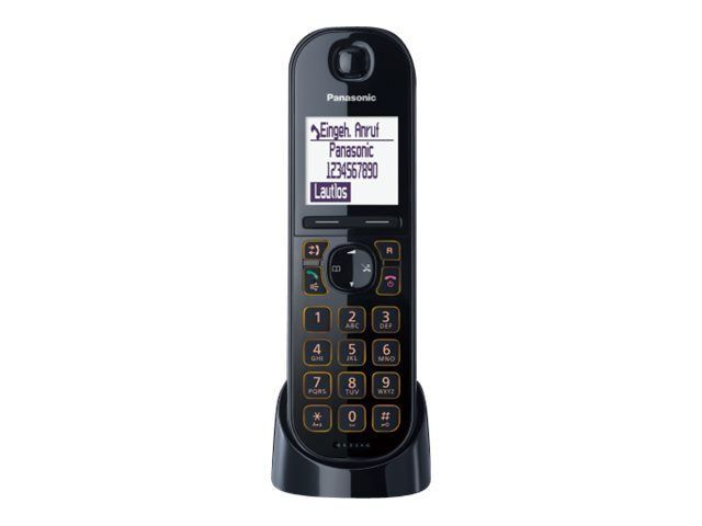 Panasonic KX-TGQ200 - Wireless Digital Telephone - DECT GAP - Three-way Conference Calling - Black