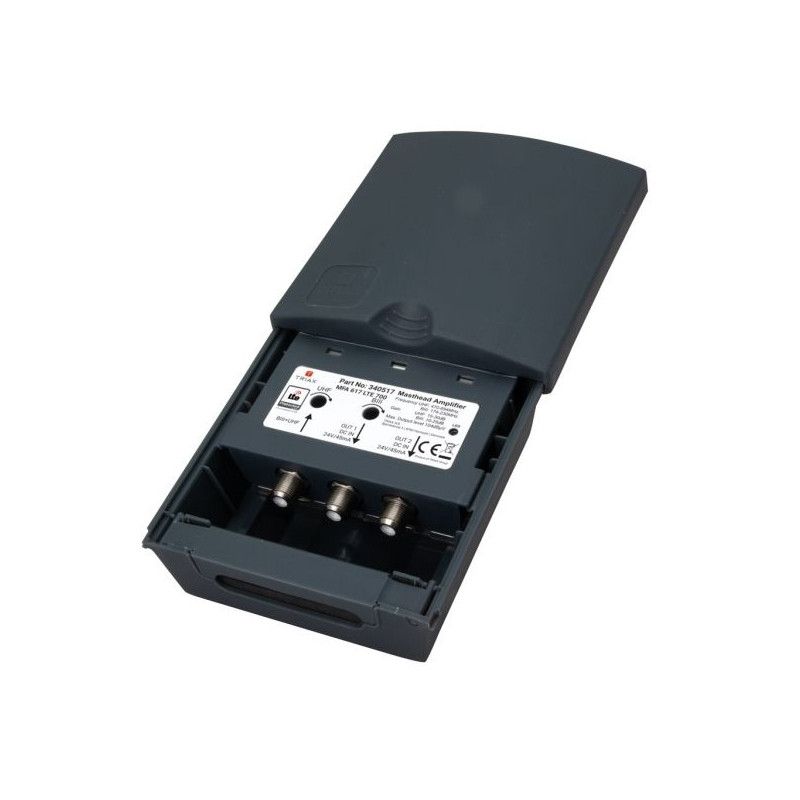 Multicolore MFA 617 Preamp with 10-25dB Gain, 2 Triax Outputs