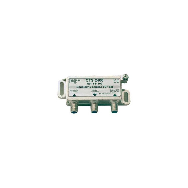 Multicolore 2-Way TV/SAT Connector Triax 511102