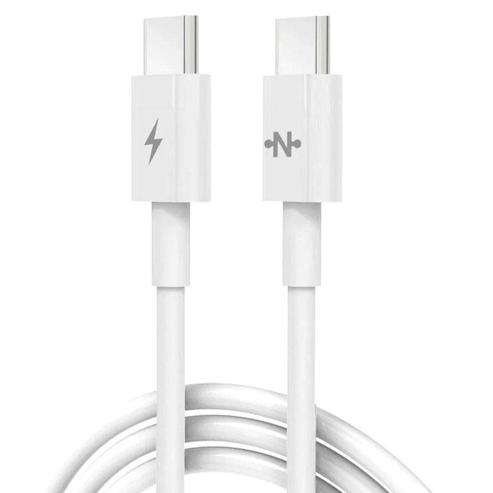Kabiloo USB-C to USB-C Fast Charge Cable, 1 Meter, White