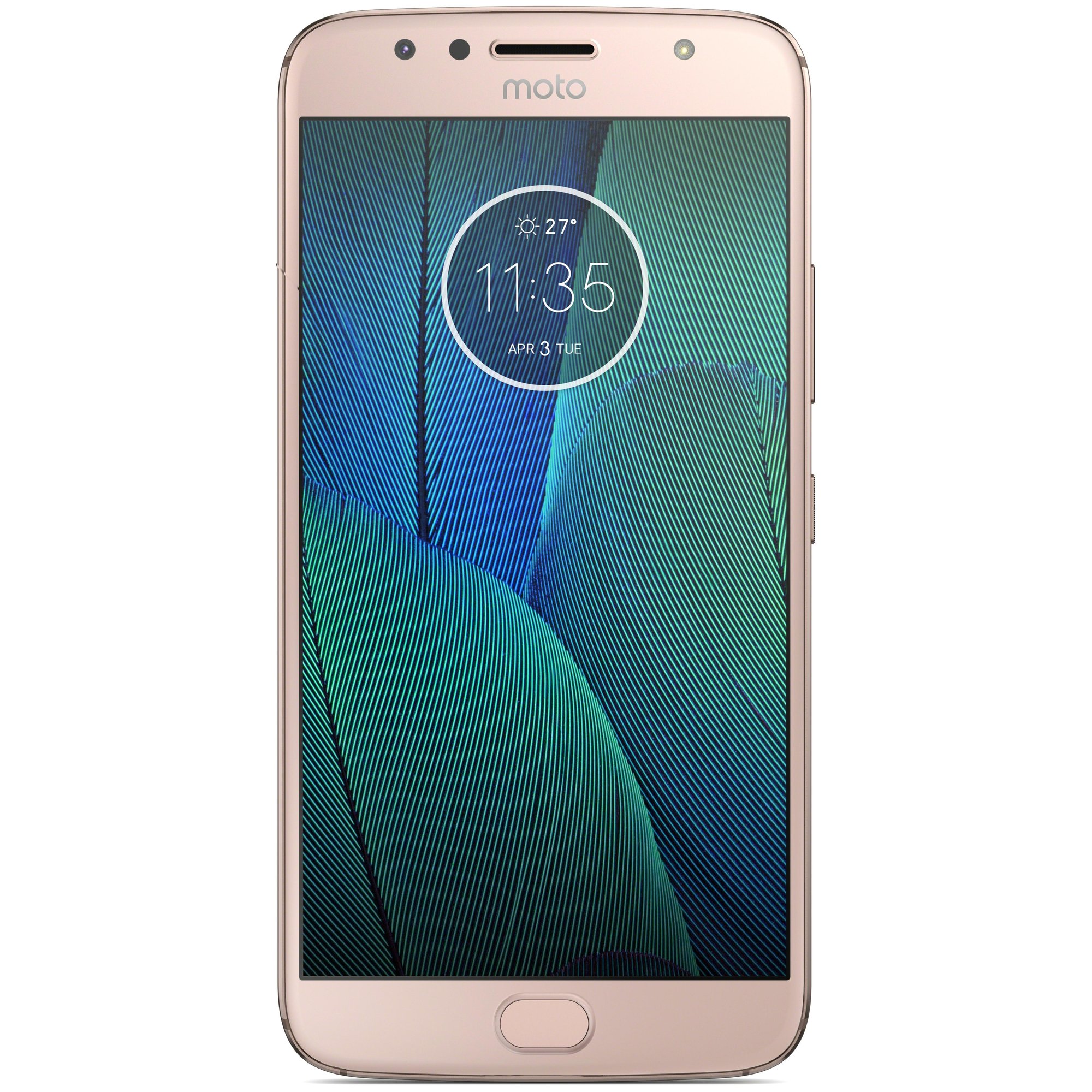 Motorola Moto G5S Plus - 5.5" Smartphone, Android 7.1.1, 4G, 3GB RAM, 32GB Storage, 13MP Dual Rear Camera, 3000mAh Battery, Gold