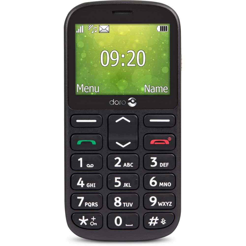 Doro 1360 - Unlocked Smartphone, Black