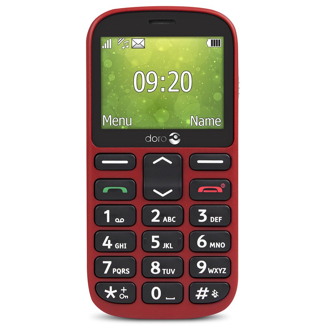Téléphone portable Doro 1360 (écran 2,4 pouces, double SIM) - Noir