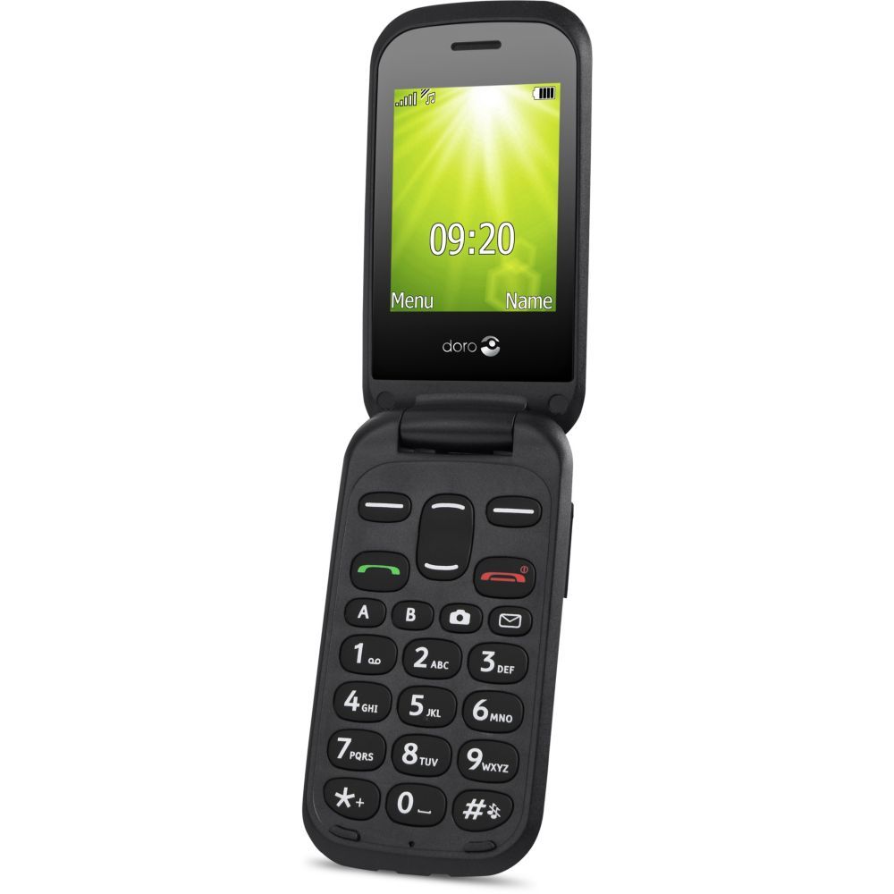 Doro 2404 - Smartphone for Seniors, Black