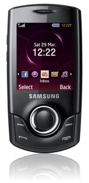 Samsung S3100 - Charcoal Black