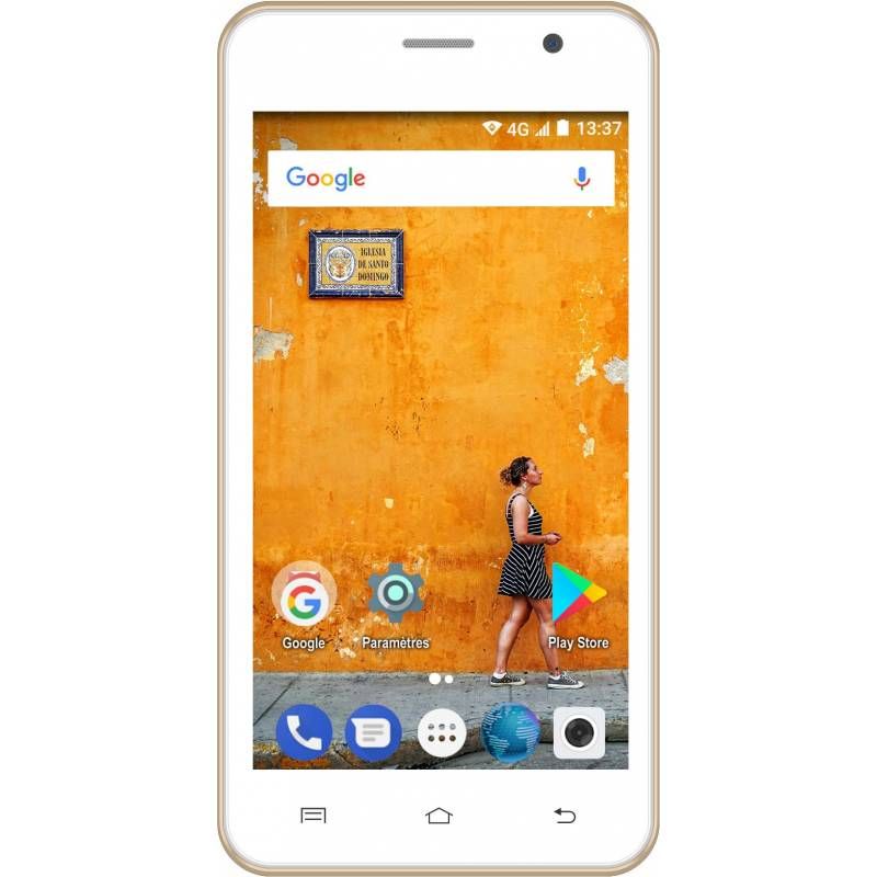 Konrow Easy Touch - Android 7.0 - 4G - 4.5'' Screen - Dual Sim - 8GB, 1GB RAM - Black/Orange