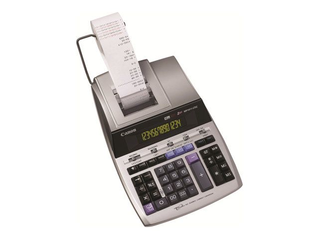 Canon MP1411-LTSC - 14-Digit Calculator with Printer - LCD - Adapter and Backup Battery