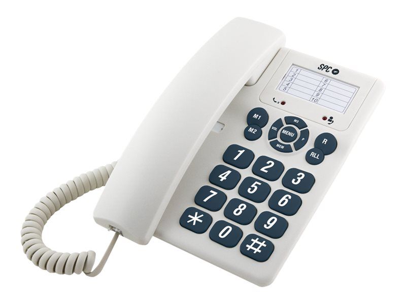 SPC Universe Wired Phone - White