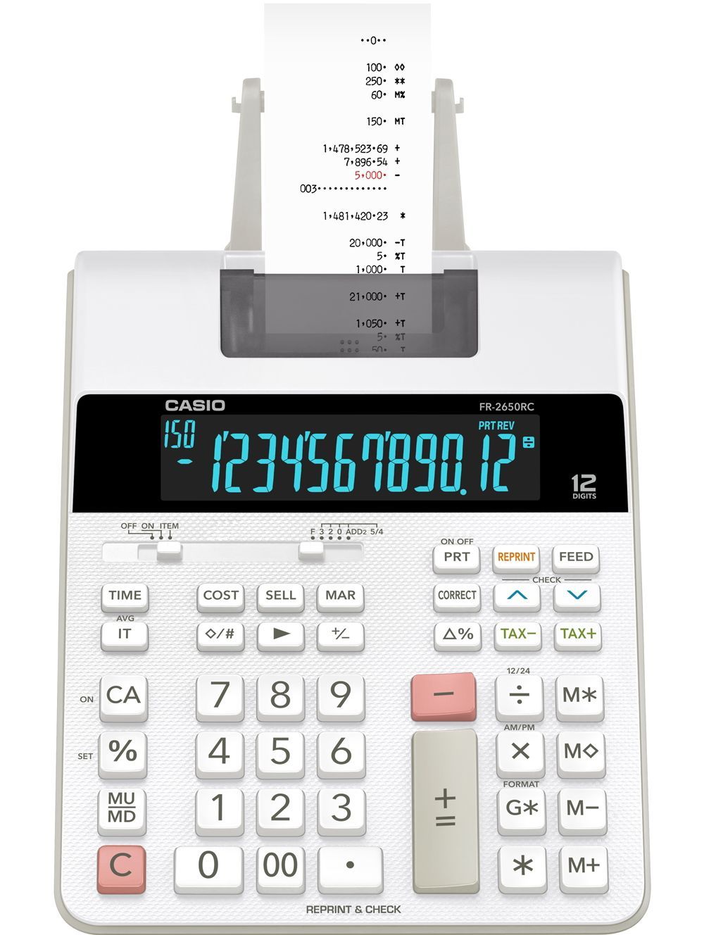 Casio FR-2650RC Calculator Printer