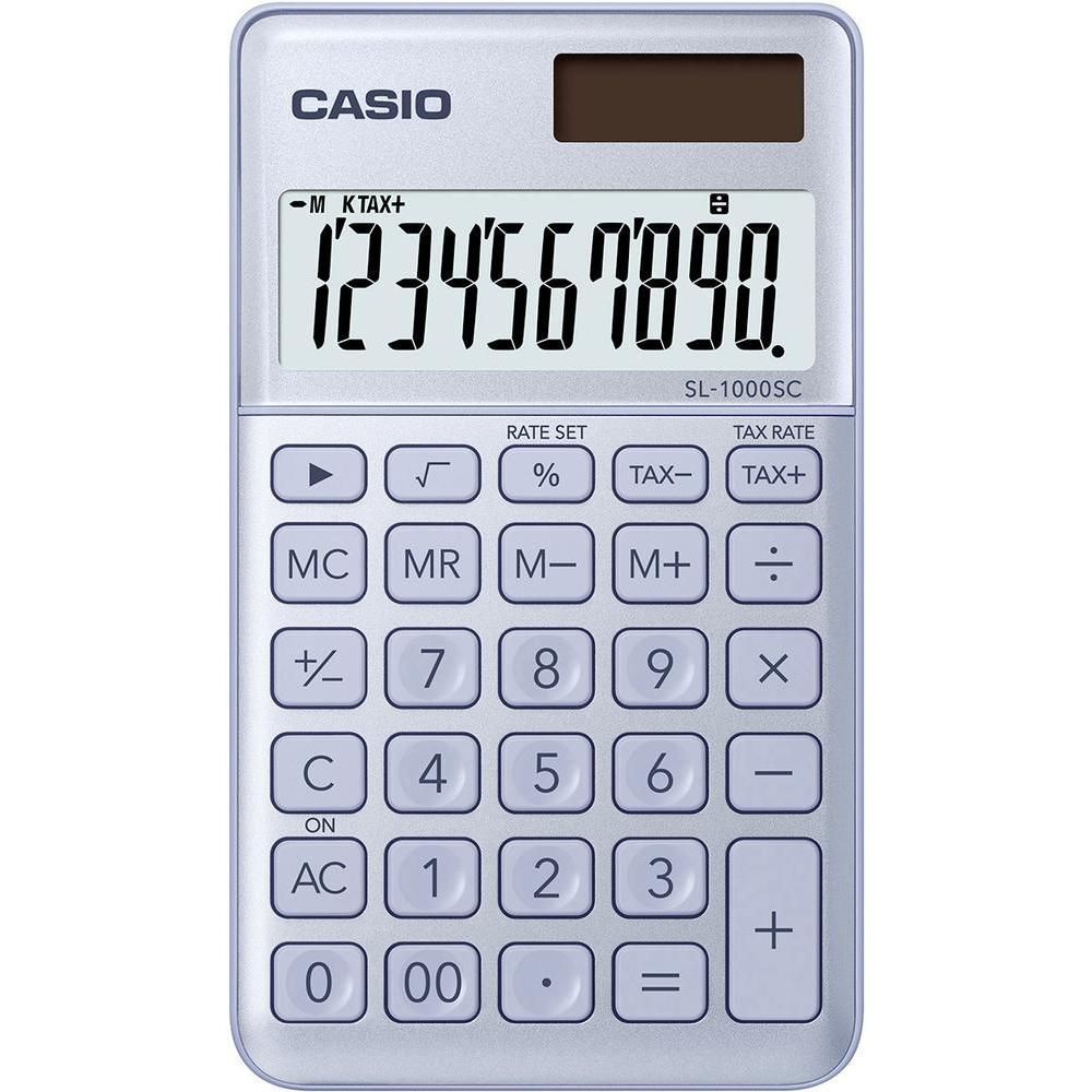Casio SL-1000SC Blue Calculator