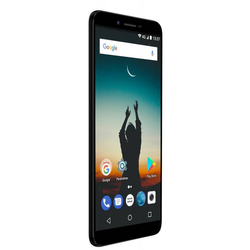 Konrow Sky - Teléfono inteligente Android 4G - Pantalla de 5.5'' - Dual Sim - 16GB, 2GB RAM - Negro