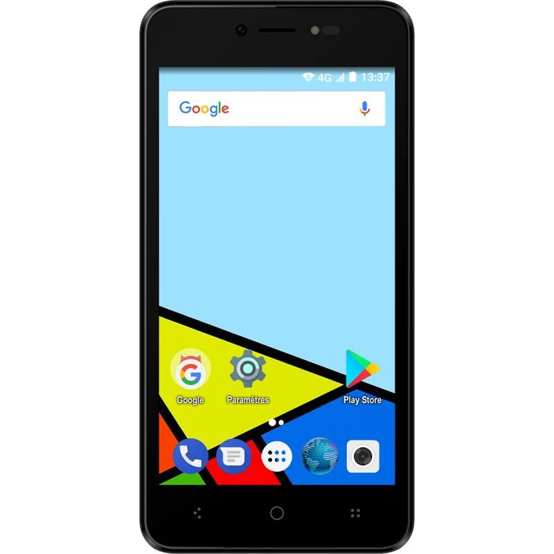 Konrow Easy Feel - Android 7.0 - 4G - 5" Screen - Dual Sim - 16GB, 1GB RAM - Black