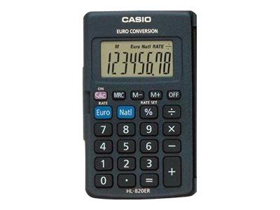 Casio HL-820ER Pocket Calculator - 8-Digit - Battery