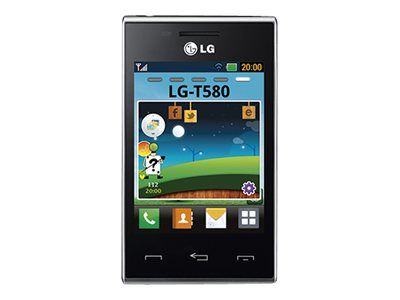 LG T580 Silver Smartphone