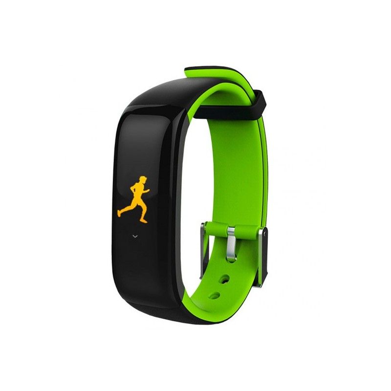 Brigmton Bsport-15-V 0.96" Bluetooth Activity Bracelet (Green)