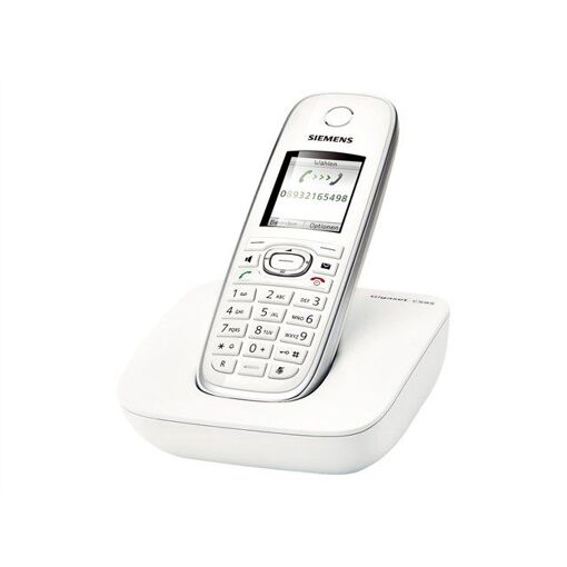 Gigaset C590 - Teléfono inalámbrico con identificador de llamadas/esperando llamada - DECT GAP - Blanco
