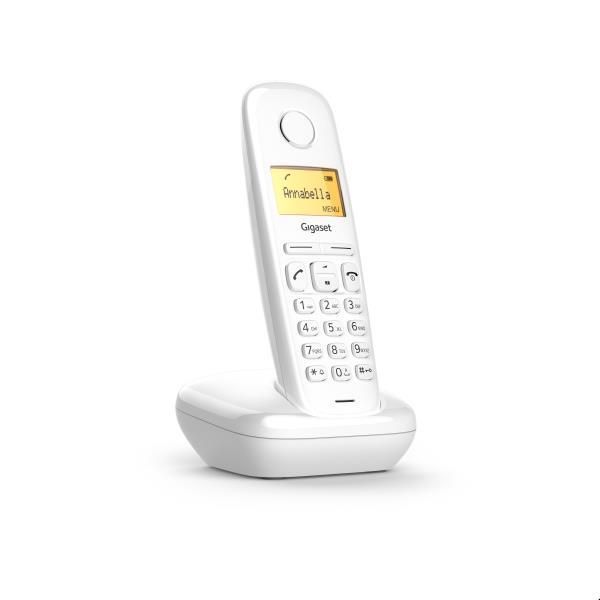 Gigaset A170 DECT Phone, Caller ID, White