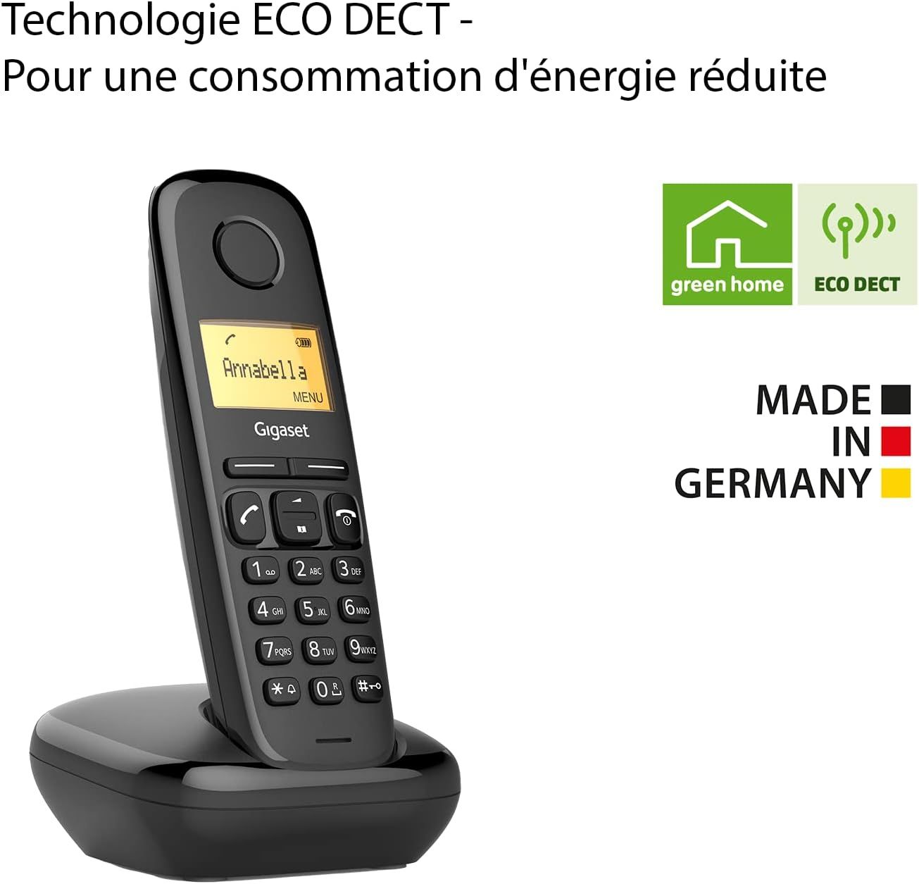 Gigaset A270 DECT Phone - Black