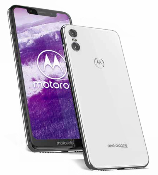 Motorola One - 5.9" Double SIM, Android 8.1, 4G, USB Type-C, 4GB RAM, 64GB Storage, 3000mAh Battery, White