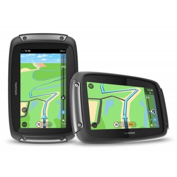 TomTom Moto Rider 550 GPS - Motorcycle Navigation System with Mount and Power Clip