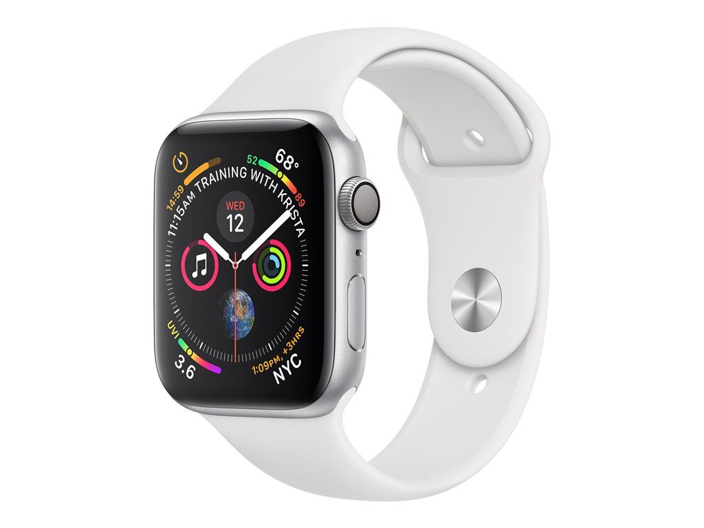 Apple Watch Series 4 (GPS) - 40mm Aluminium Case with White Sport Band
