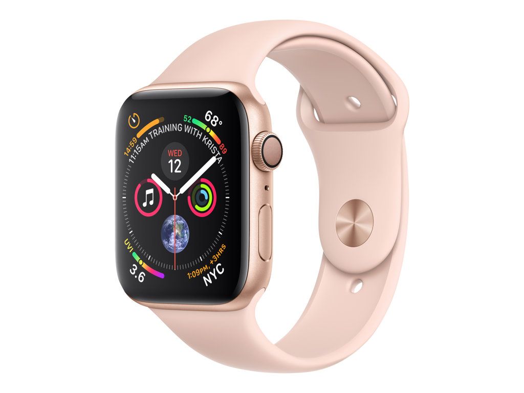 Apple Watch Series 4 (GPS) - 40mm Aluminium Case with Sand Pink Sport Band
