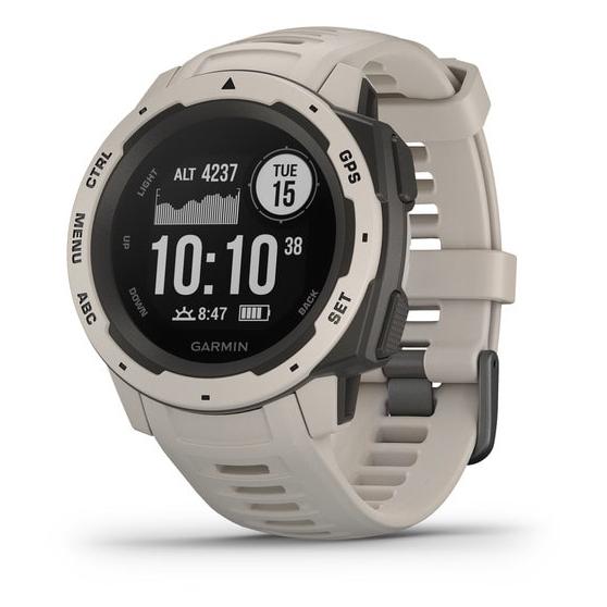 Garmin Instinct Watch - Tundra - Silicone Strap - Monochrome