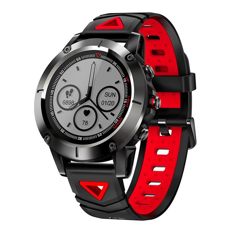 Montres intelligentes iLepo Gx-Bw345 GPS étanche pour les sports et loisirs - Bleu