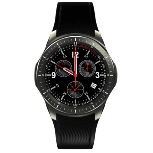 Montres intelligentes Stepfly SF-DM368 - Écran tactile de 1,39 pouce, GPS, rouge