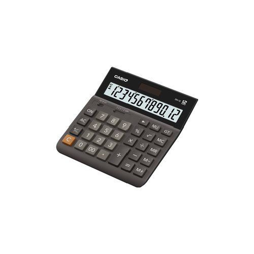 Casio DH-12 12-Digit Calculator, Grey