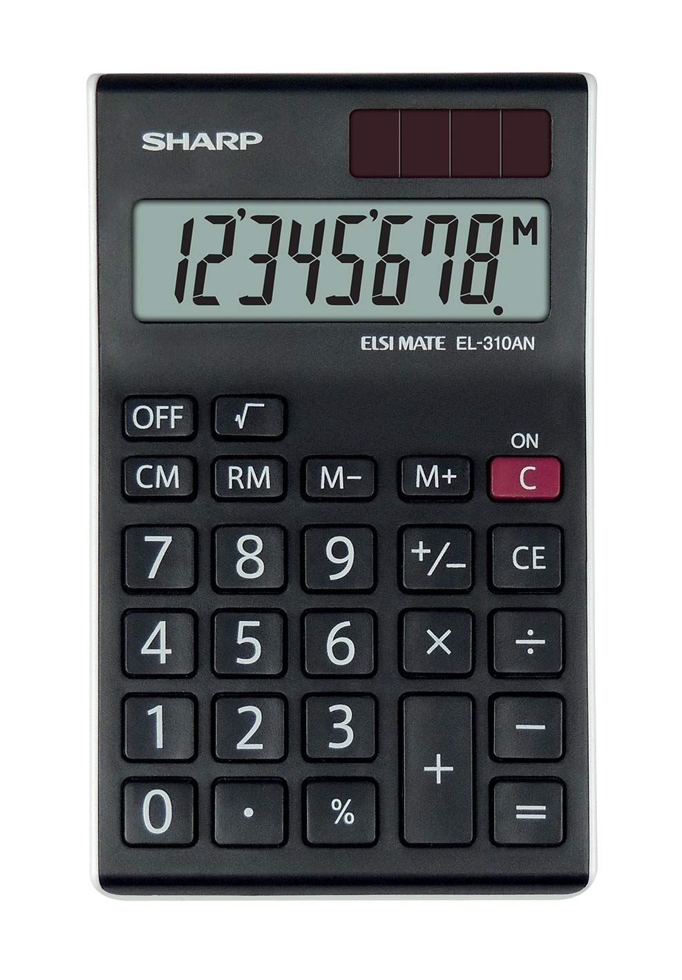 Sharp Calculatrice EL310ANWH 8-Digit Desktop Calculator