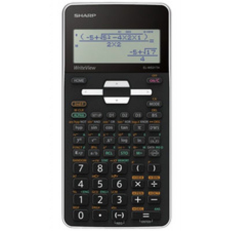 Sharp EL-W531TH Calculator, White, Automatic Power Off