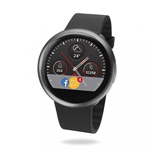 Mykronoz Zeround2 Smartwatch with Color Touchscreen, Built-in Microphone and Speaker
