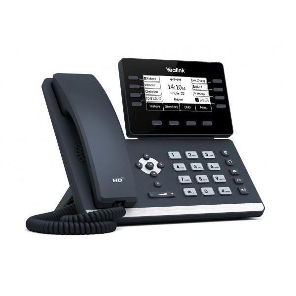 Yealink SIP-T53 Fixed Telephone, 8-Line LCD Display, Gray