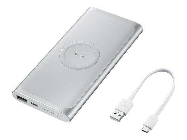 Samsung Wireless Power Bank 10000mAh - EB-U1200 - USB/USB-C - Silver