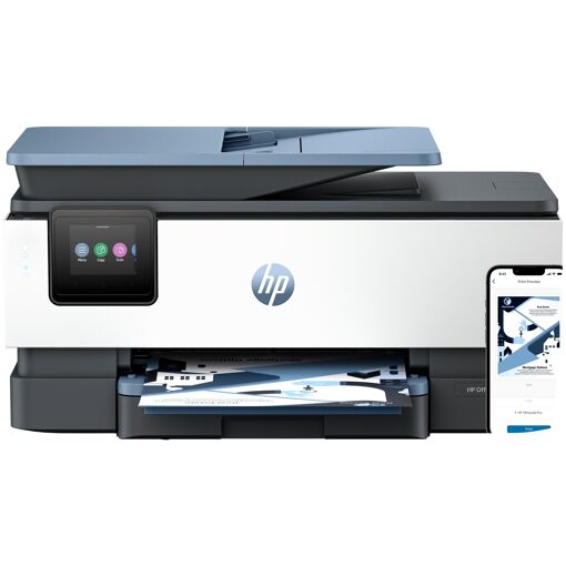 Imprimante HP OfficeJet Pro 8125e Sans fil Couleur Tout-en-un, Encre Instantanée ; Impression Recto-Verso