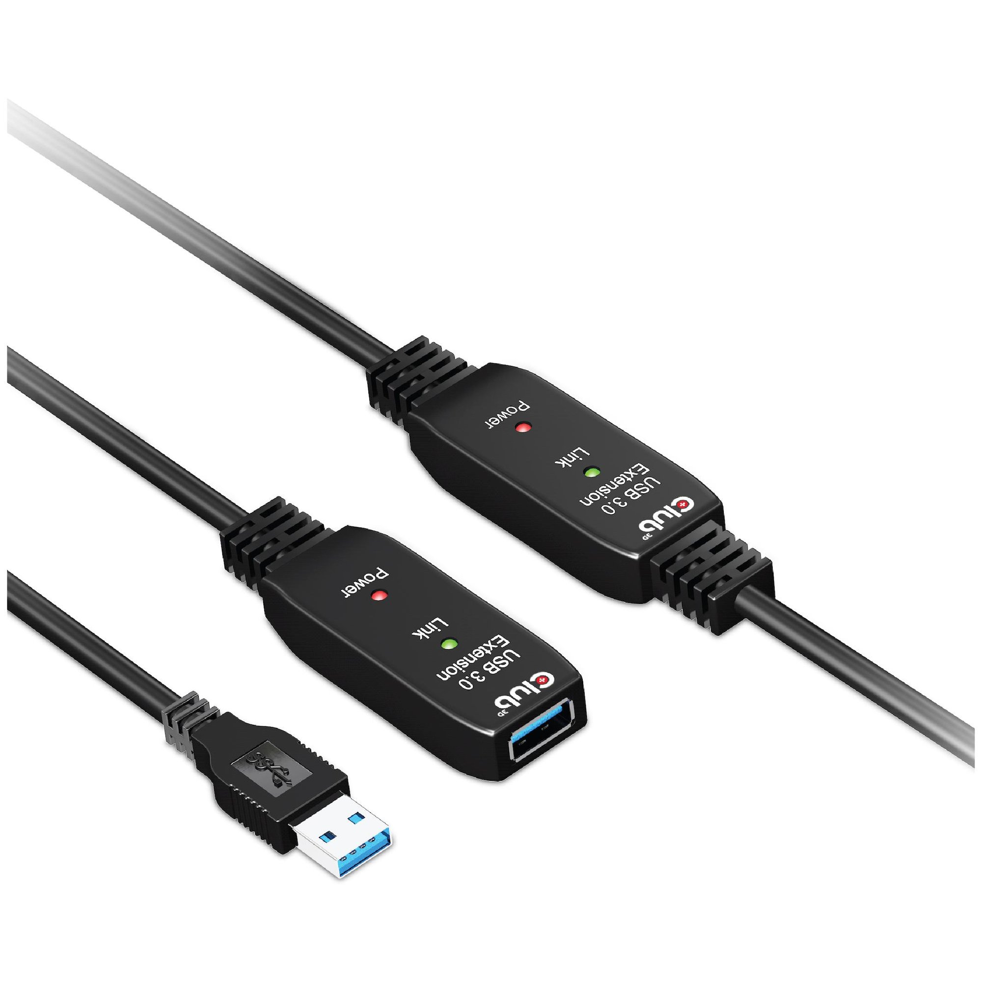 Club 3D CAC-1405 USB 3.2 Gen 2 (3.1 Gen 2) Cable - 10m, Black