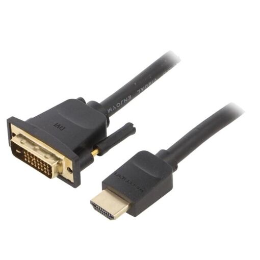 Câble DVI-D vers HDMI ADNAuto - 1,5 m, Noir